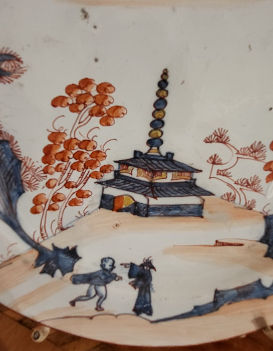 Three Plates In Majolica From Milan, Felice Clerici Manufacture Or Pasquale Rubati-photo-2