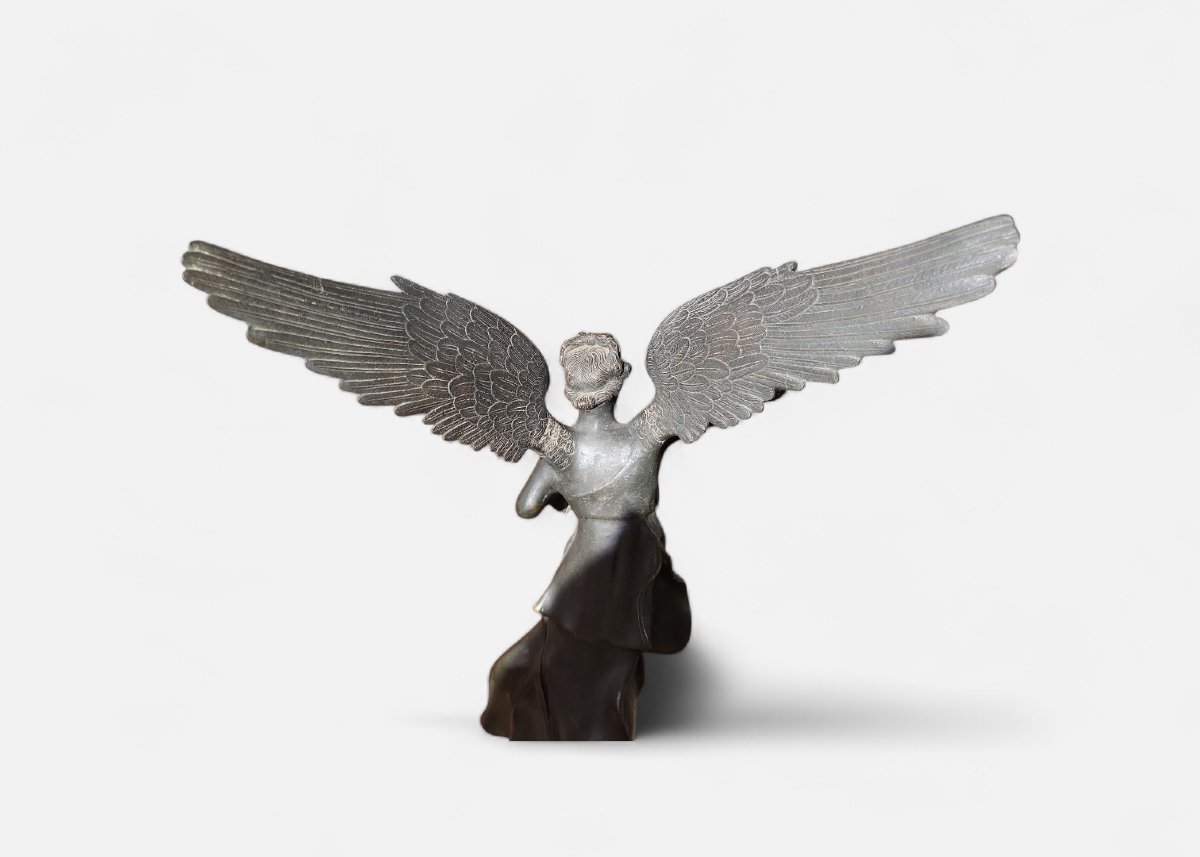 Bronze Sculpture Depicting Winged Victory, 19th Century-photo-2