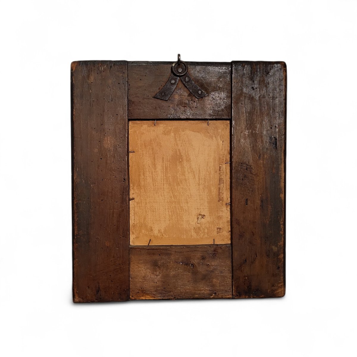 Guilloche Frame In Ebonized Wood. Lombardy, 17th Century.-photo-2