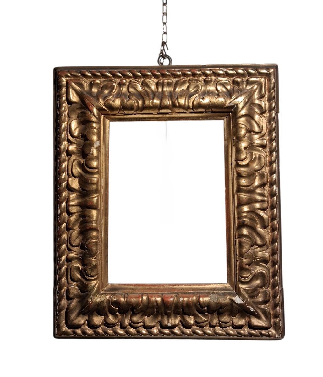 Carved And Gilded Frame, Emilia – Bologna, First Quarter Of The 18th Century-photo-2