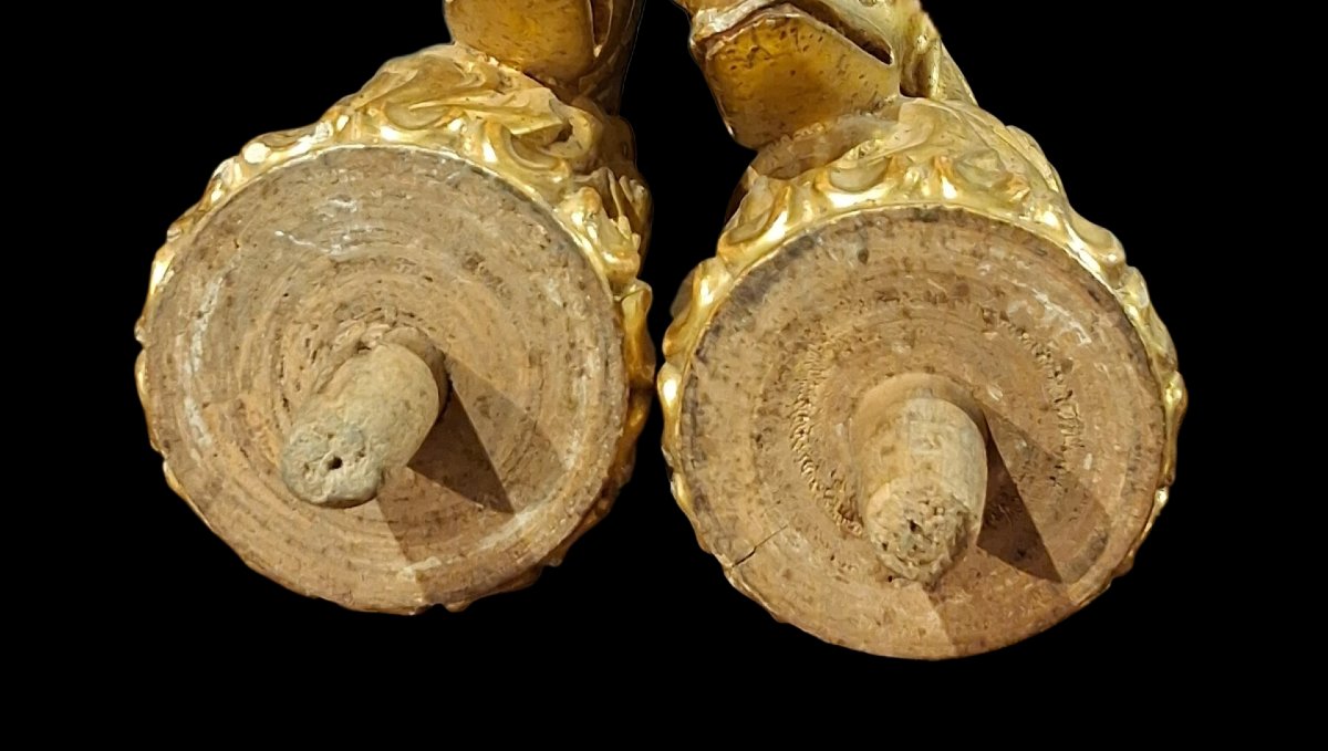 Pair Of Swan-shaped Finials, Tuscany, 18th Century.-photo-4