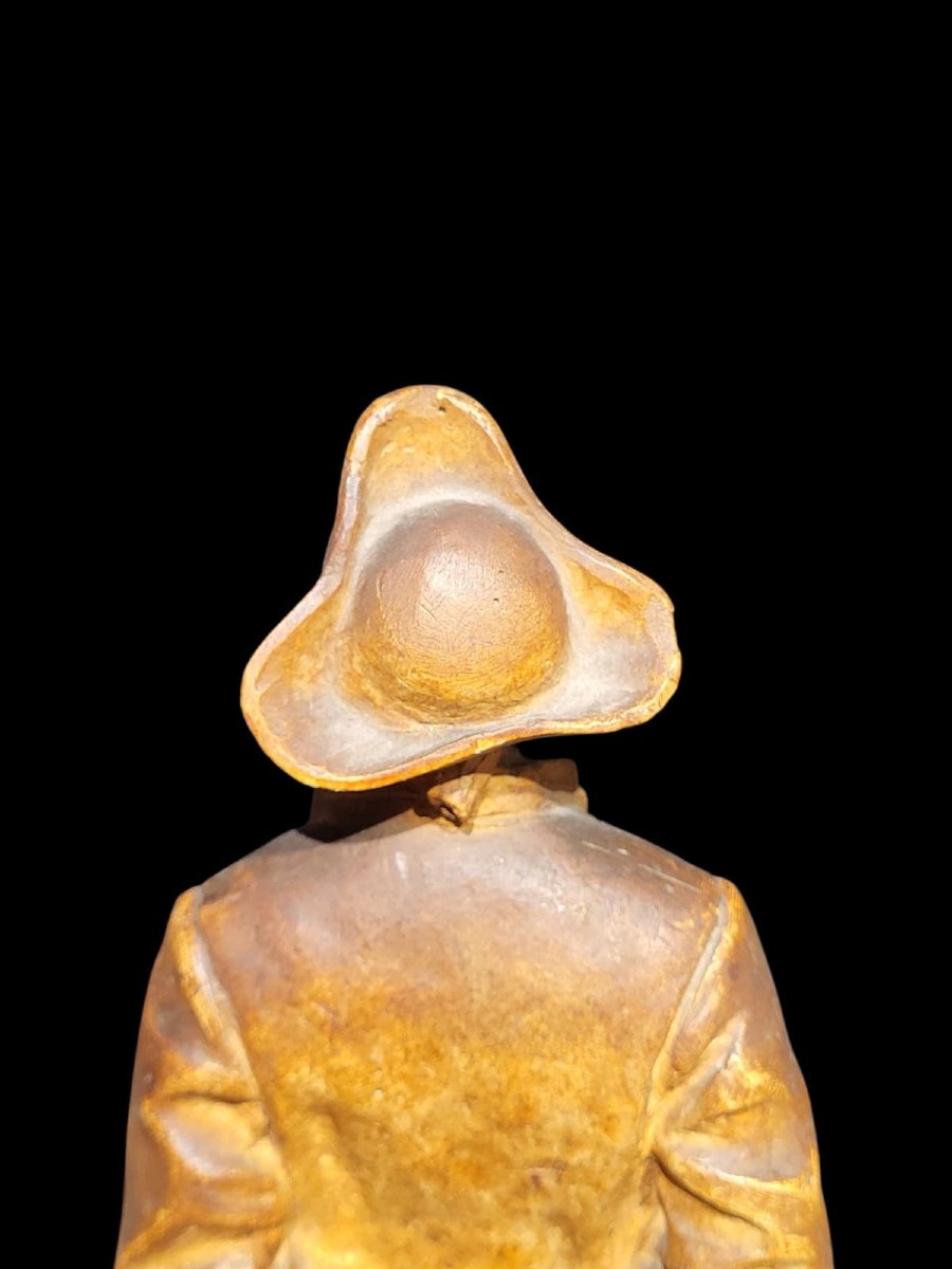 Statuette en terre cuite représentant Gianduia, Piémont, première moitié du XIXe siècle. -photo-1