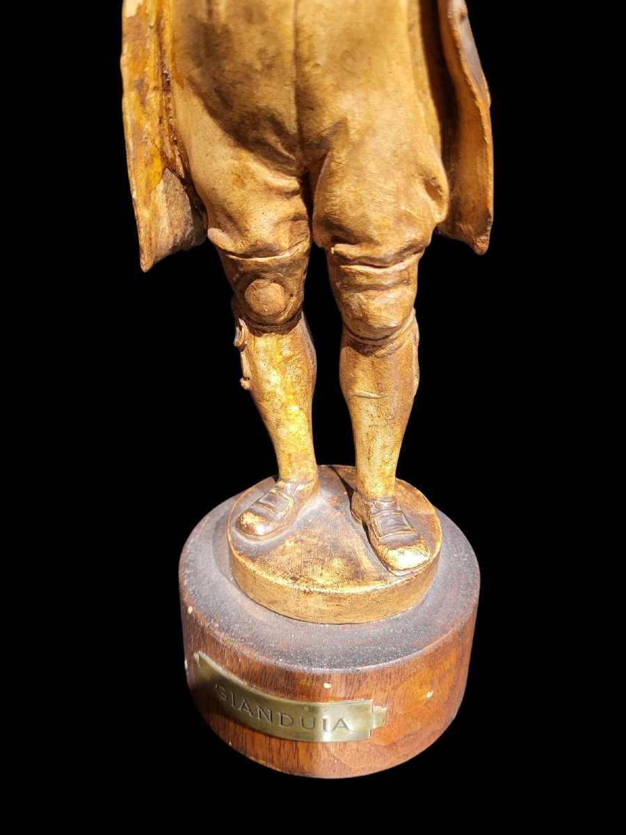 Statuette en terre cuite représentant Gianduia, Piémont, première moitié du XIXe siècle. -photo-6