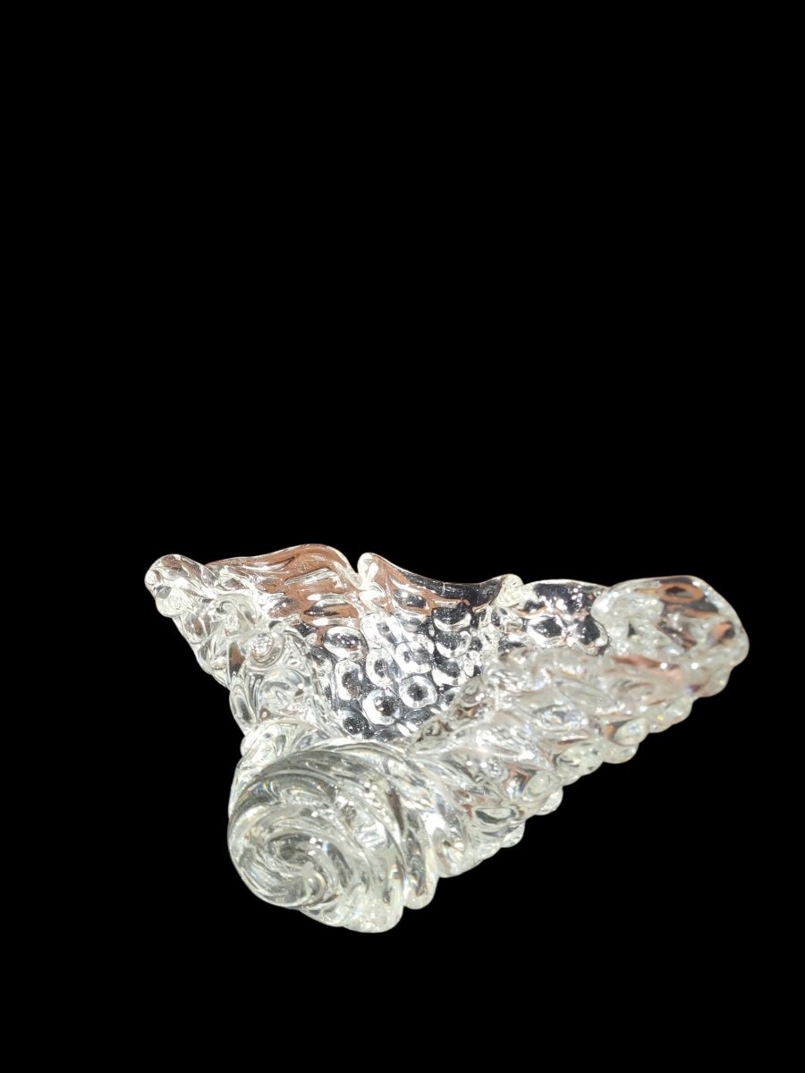 Grande coquille en verre, Murano, 1950