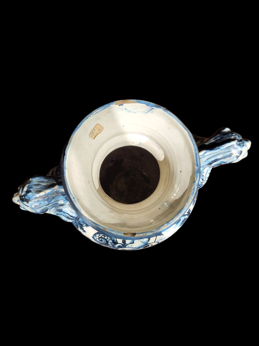 Savona Majolica Vase, Mid-17th Century.-photo-8