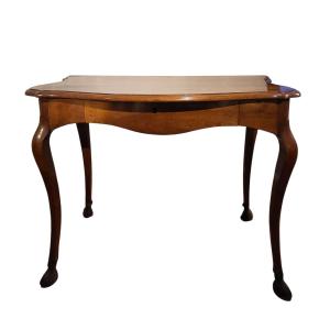 Console en bois massif de noyer