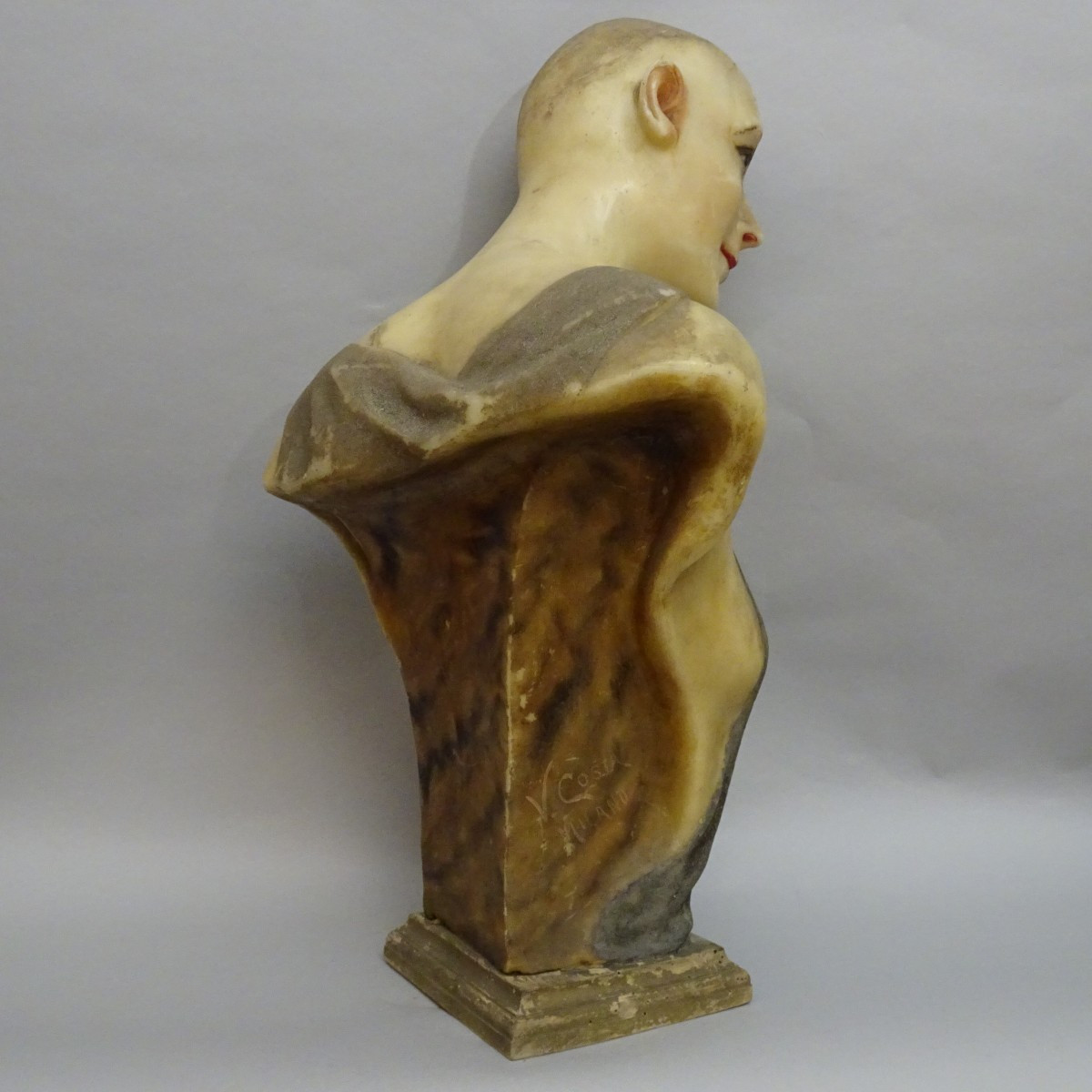 Wax Mannequin Bust Late 19th Early 20th Century-photo-1