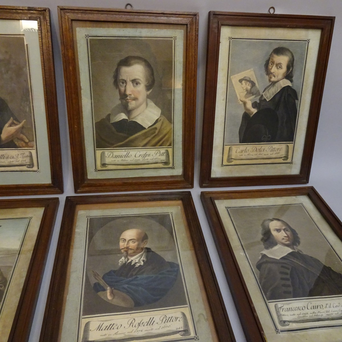 Collection De 25 Gravures Représentant Des Portraits De Peintres Du XVIIIe Siècle-photo-5