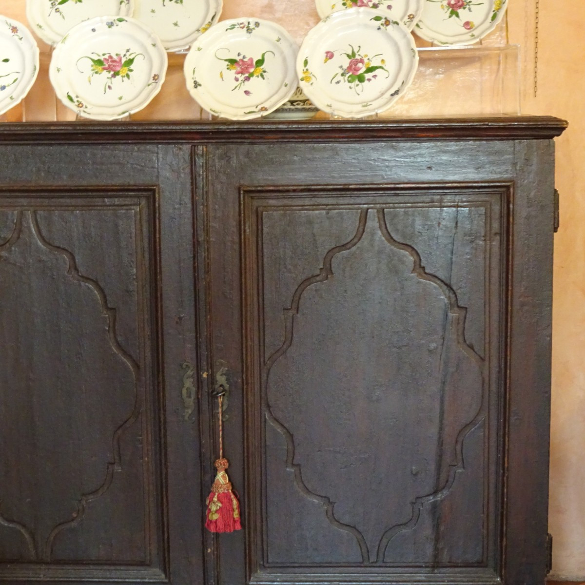 Buffet génois à double porte du XVIIIe siècle-photo-2