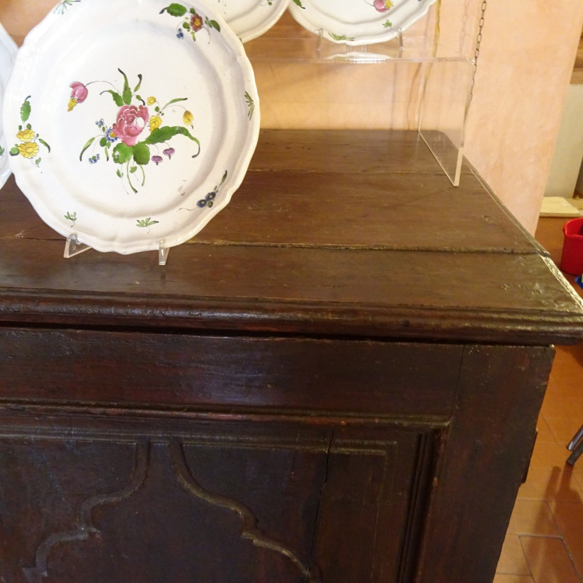 Buffet génois à double porte du XVIIIe siècle-photo-3