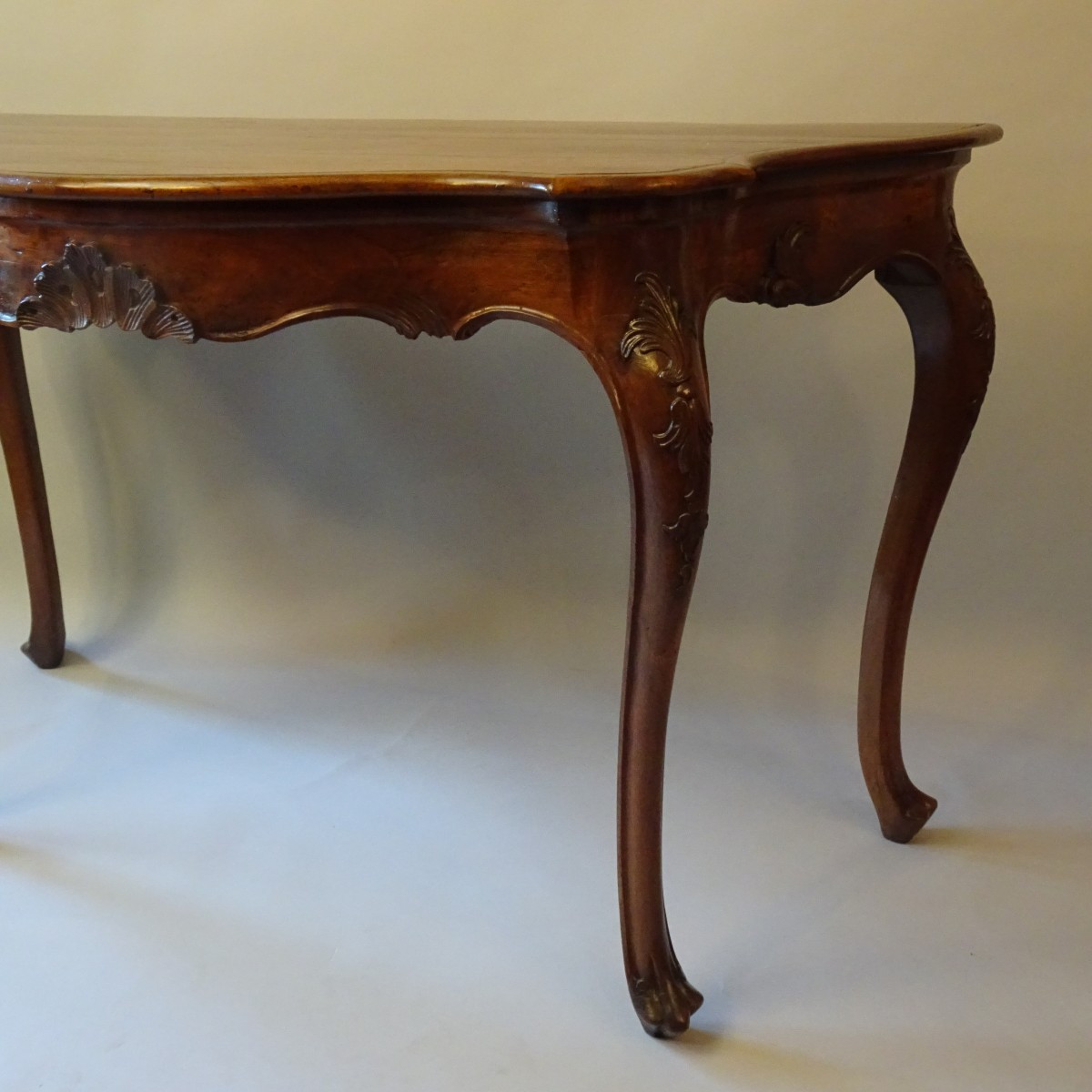Louis XV-style Carved Wood Console Table, Venice-photo-3