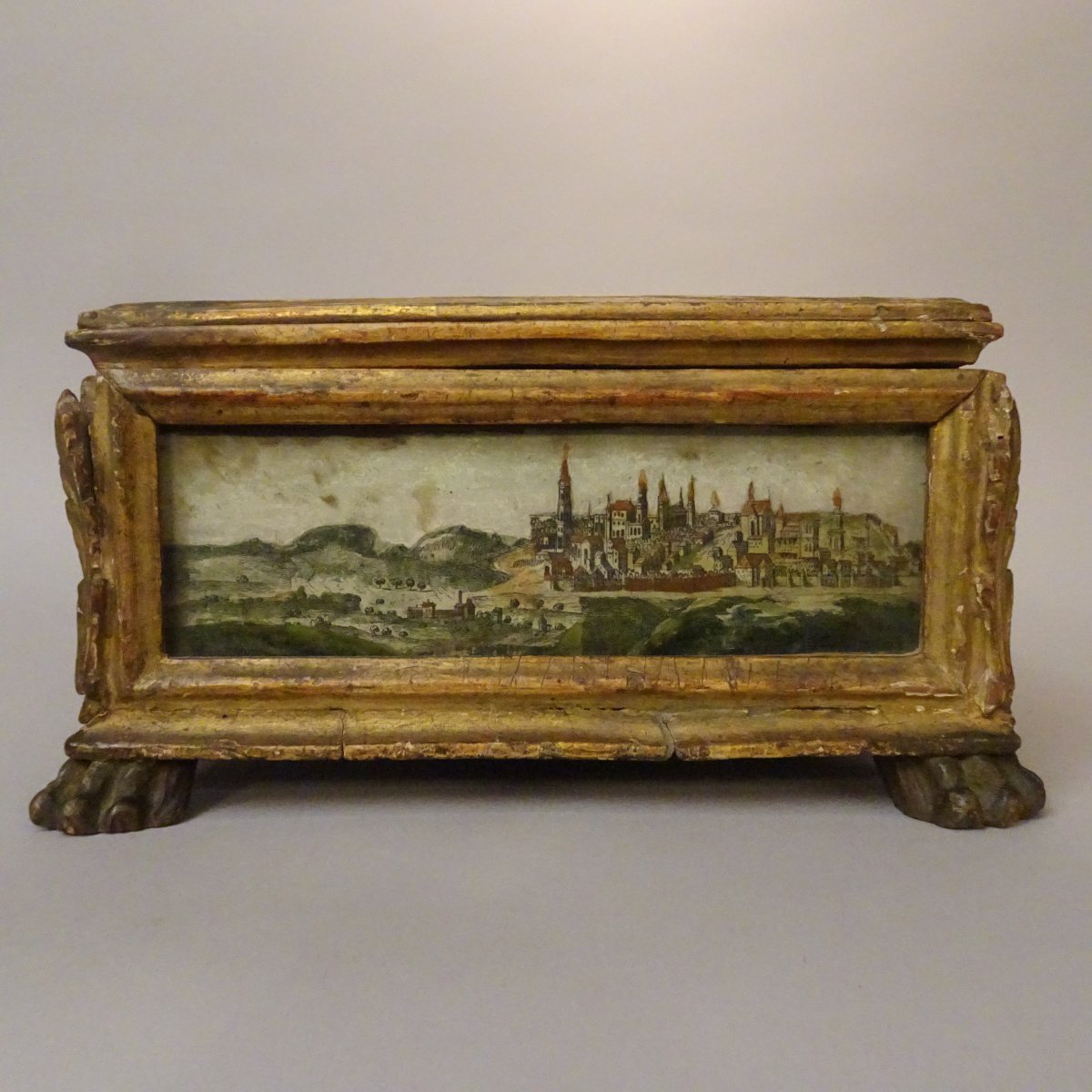 Boîte peinte de Venise, XVIIIe siècle-photo-4