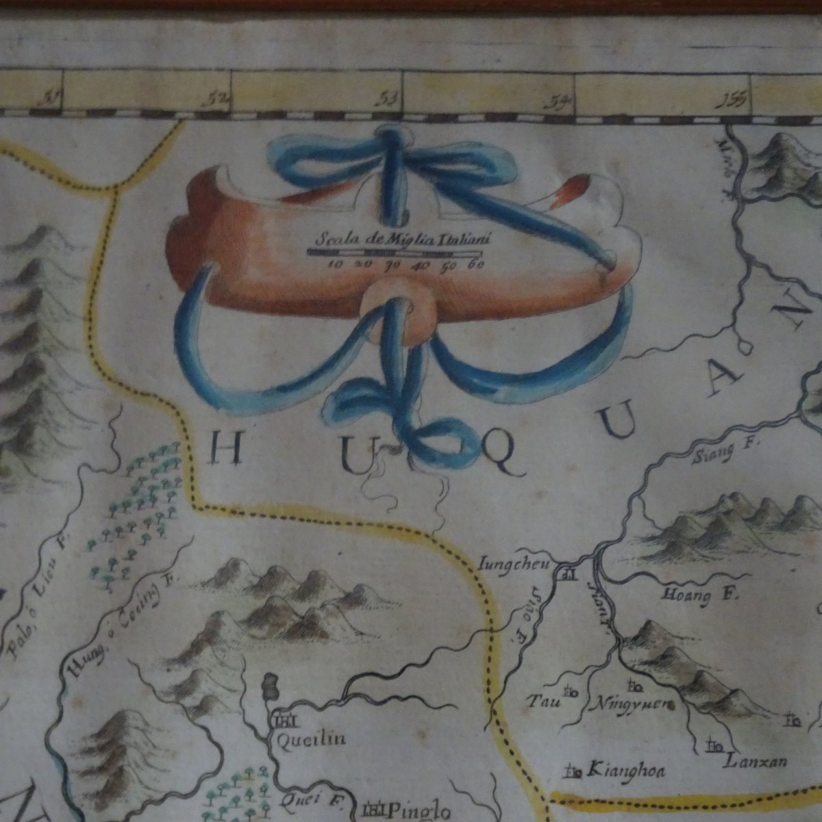Carte de la Chine méridionale et de Taïwan de Vincenzo Coronelli (1650-1718), datant de 1696-photo-5