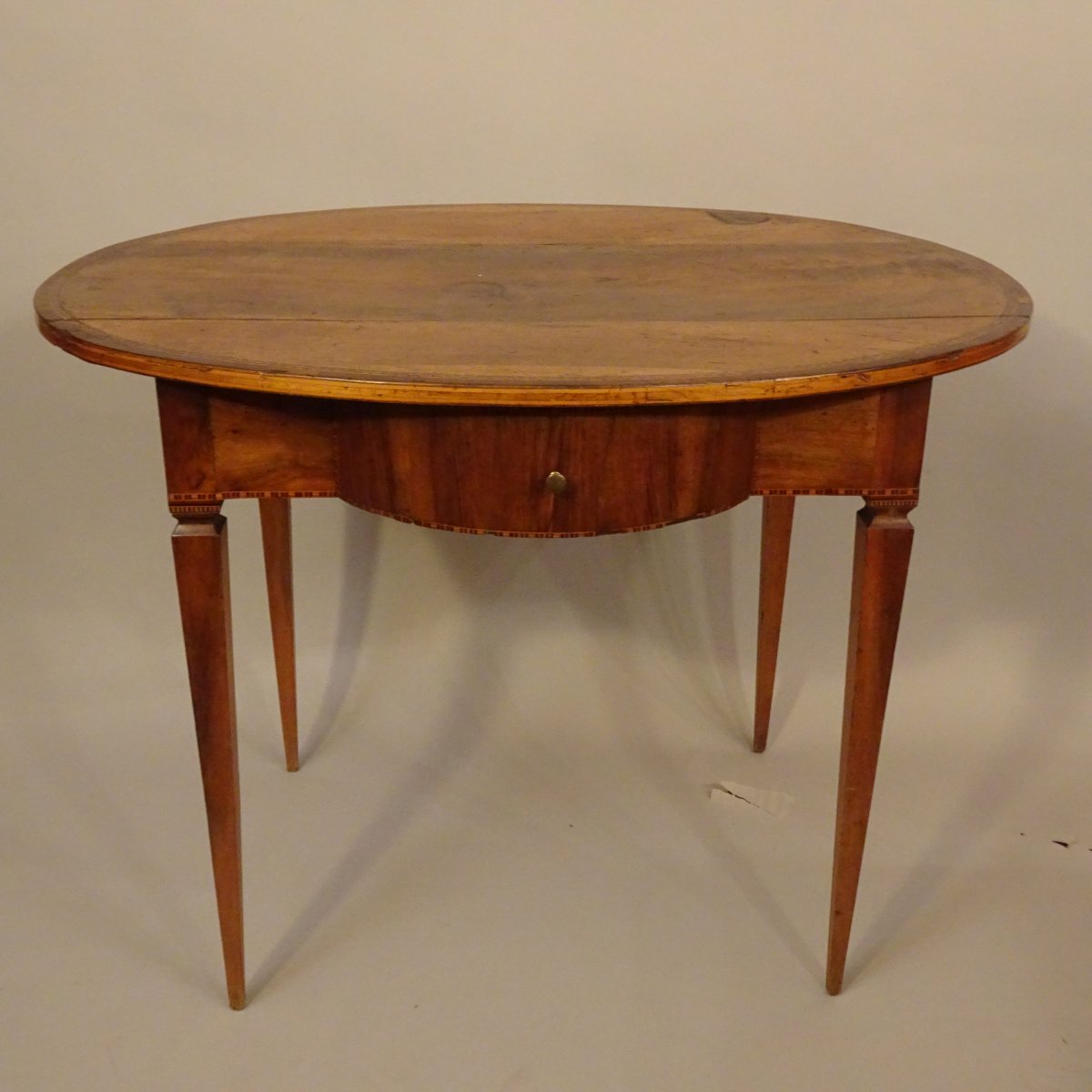 Table ovale Louis XVI de Toscane, XVIIIe siècle-photo-3
