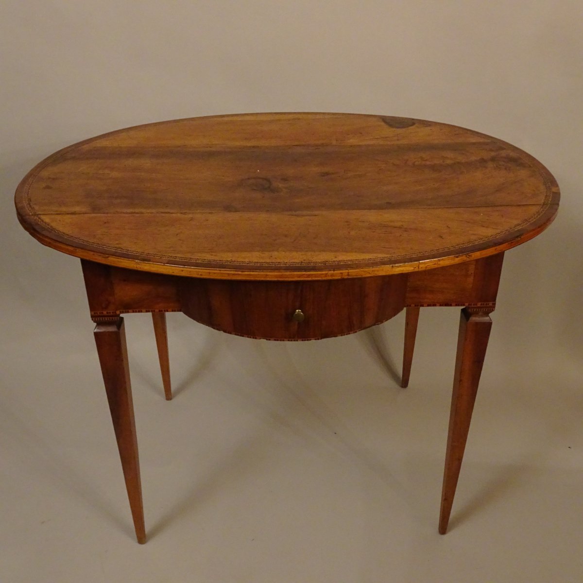 Table ovale Louis XVI de Toscane, XVIIIe siècle-photo-2