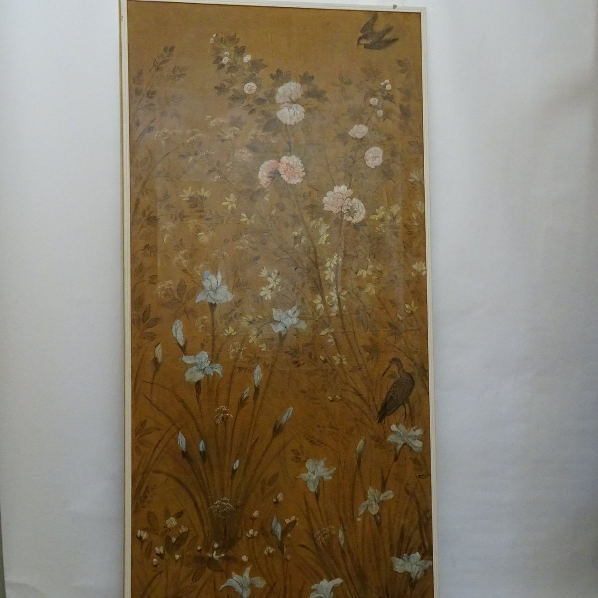 Panneaux de papier peint du XVIIIe siècle provenant du Piémont-photo-3