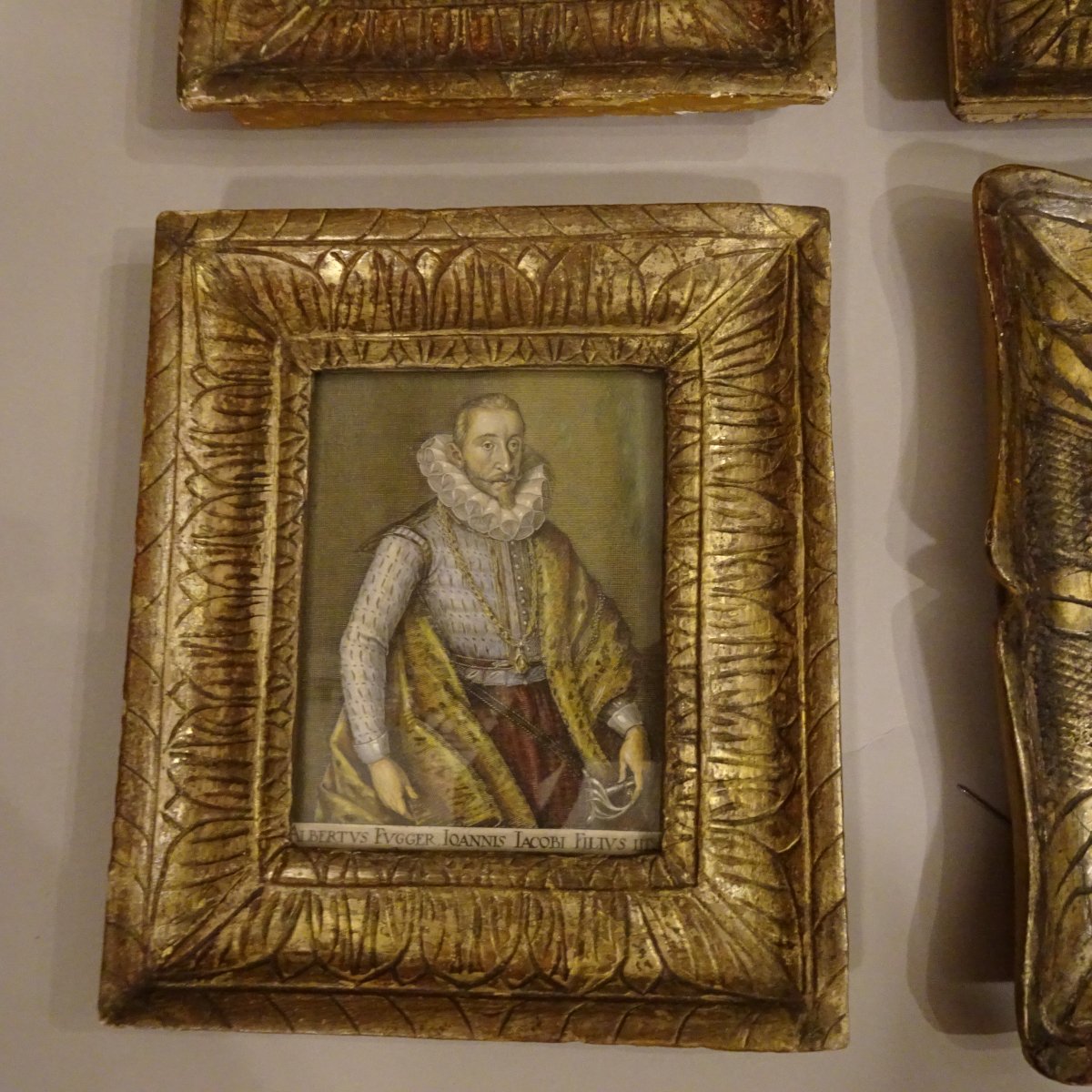Gravures représentant des portraits avec encadrements, XIXe siècle-photo-5