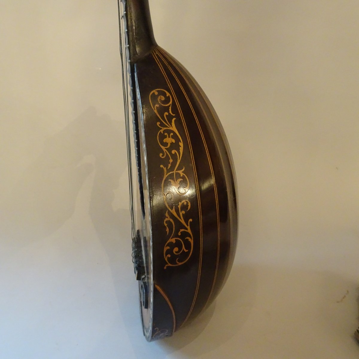 Ancienne mandoline Carlo Albertini Milan XIXe siècle-photo-4