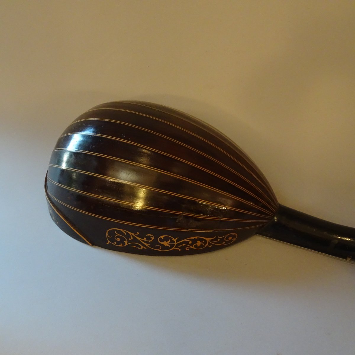 Ancienne mandoline Carlo Albertini Milan XIXe siècle-photo-4