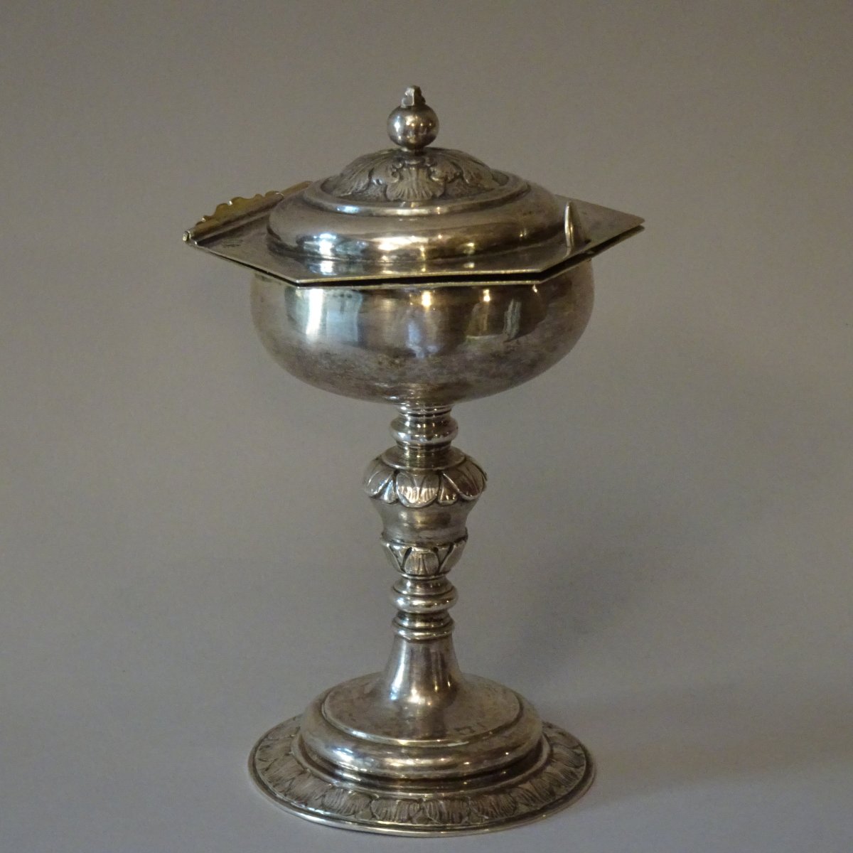 Silver Pyx, Lucca, 1750 -photo-2