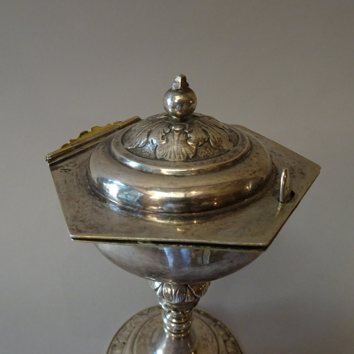 Silver Pyx, Lucca, 1750 -photo-3