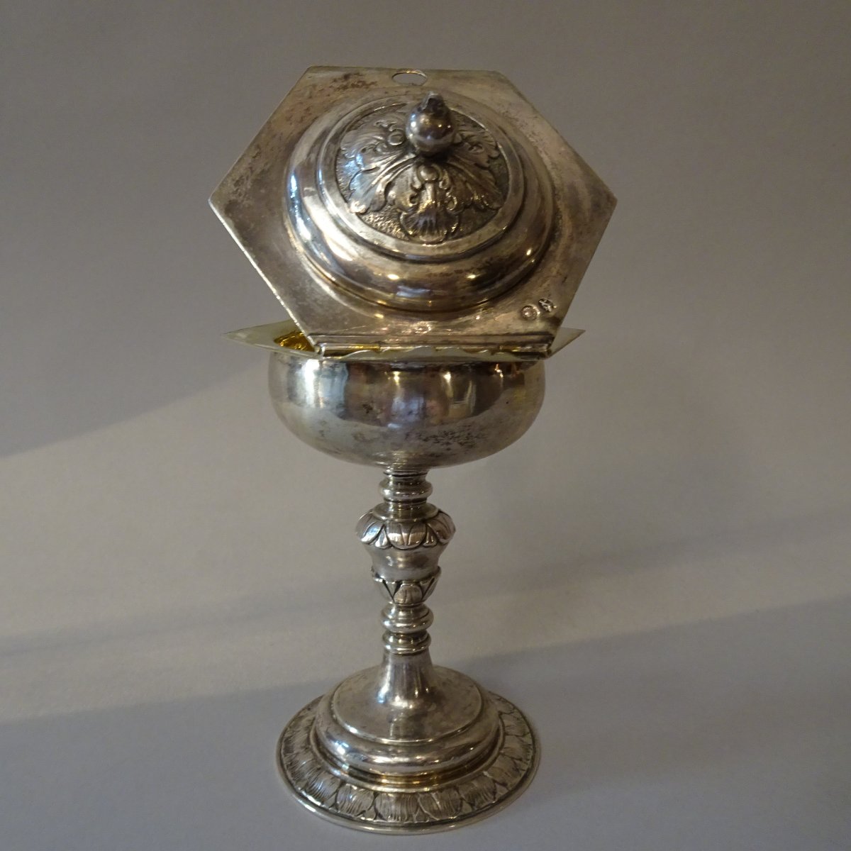 Silver Pyx, Lucca, 1750 -photo-3