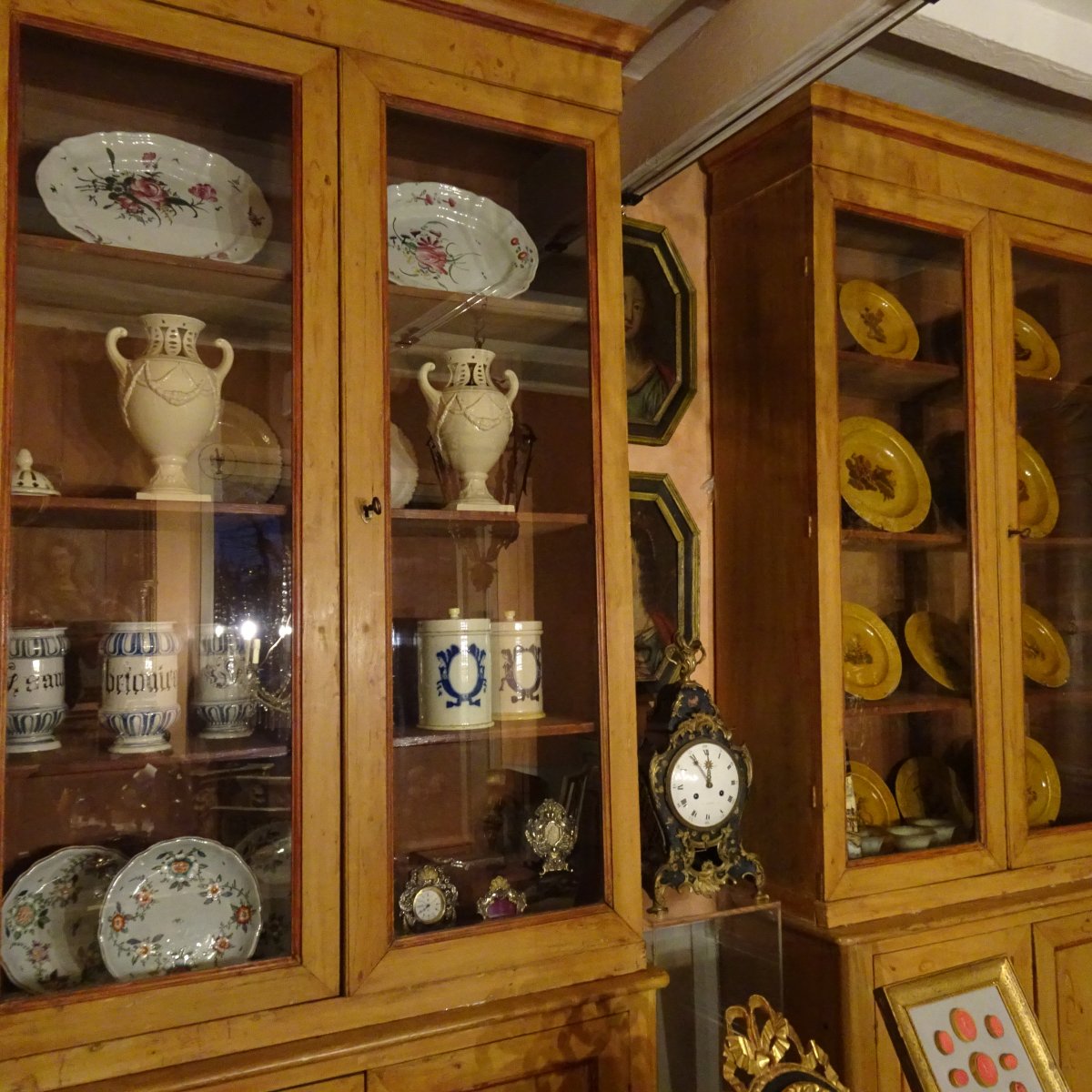 Pair Of Lacquered Wooden Bookcases, Lucca, Early 19th Century-photo-7