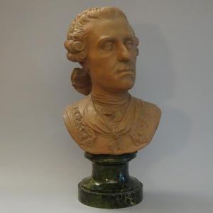 Sculpture en terre cuite buste de Filippo di Borbone XIX secolo