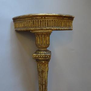 Petite console d'angle Louis XVI