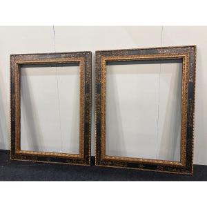 Pair Of Carved Wooden Frames, Late 19th Century