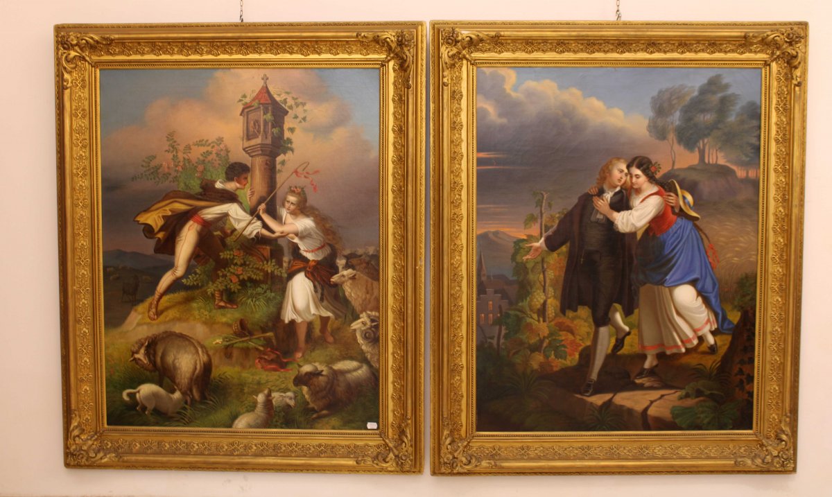 Paire De Tableaux -photo-6