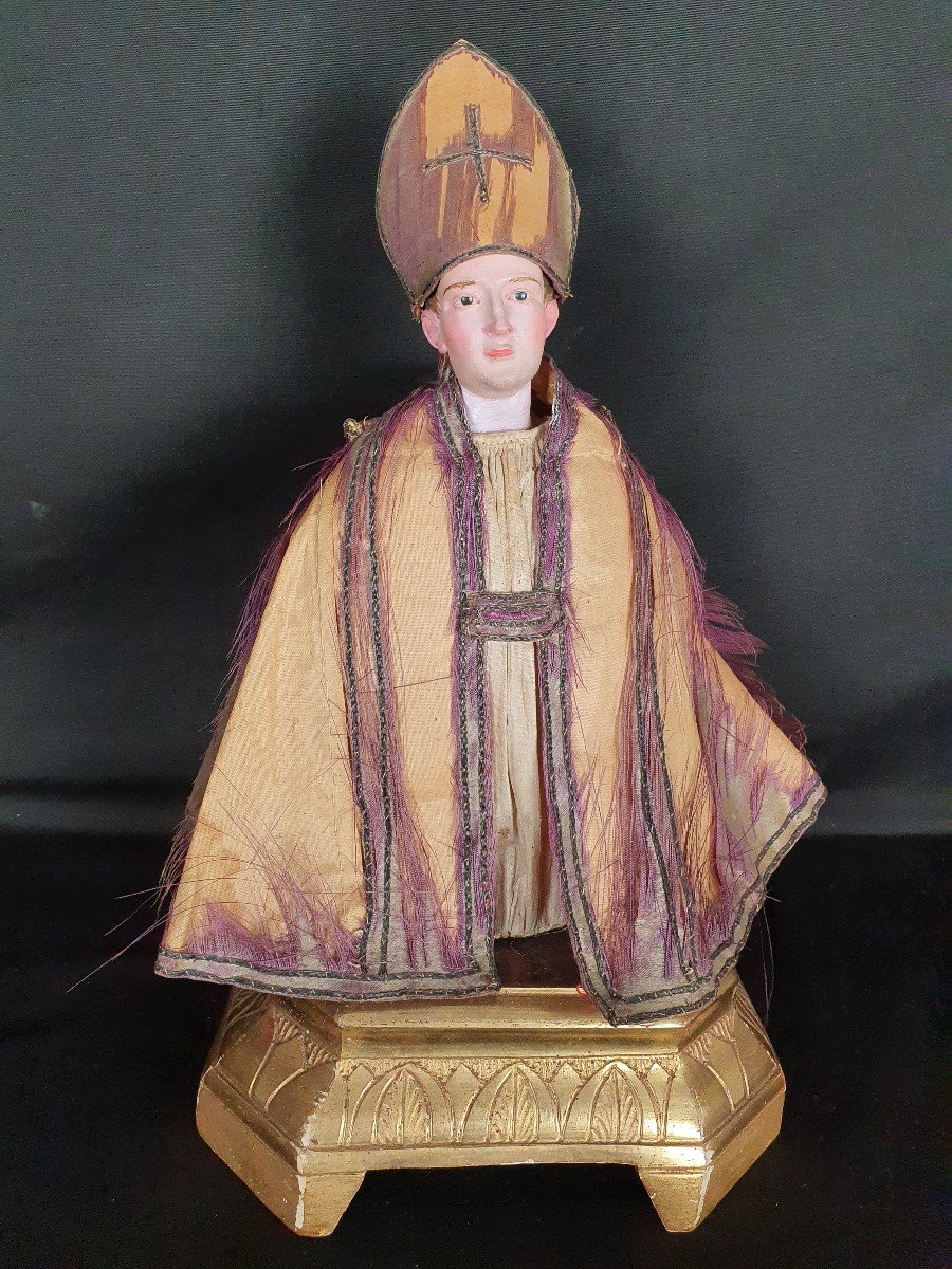 Nineteenth Century Neapolitan Sculpture Of San Gennaro