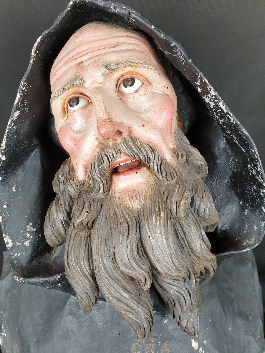 San Francesco Da Paola Du XVIIIe Siècle, Sculpture Napolitaine