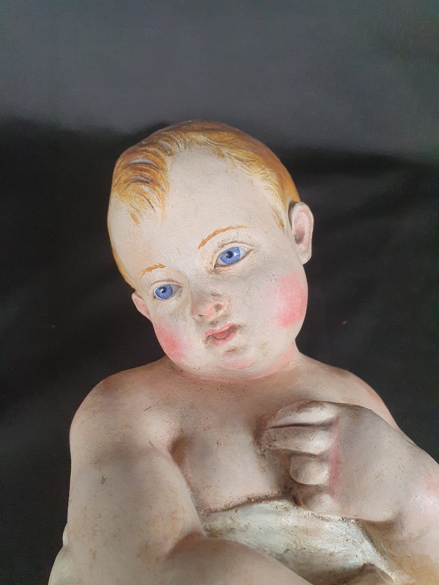 Bambinello, Neapolitan Sculpture From The Nineteenth Century-photo-2