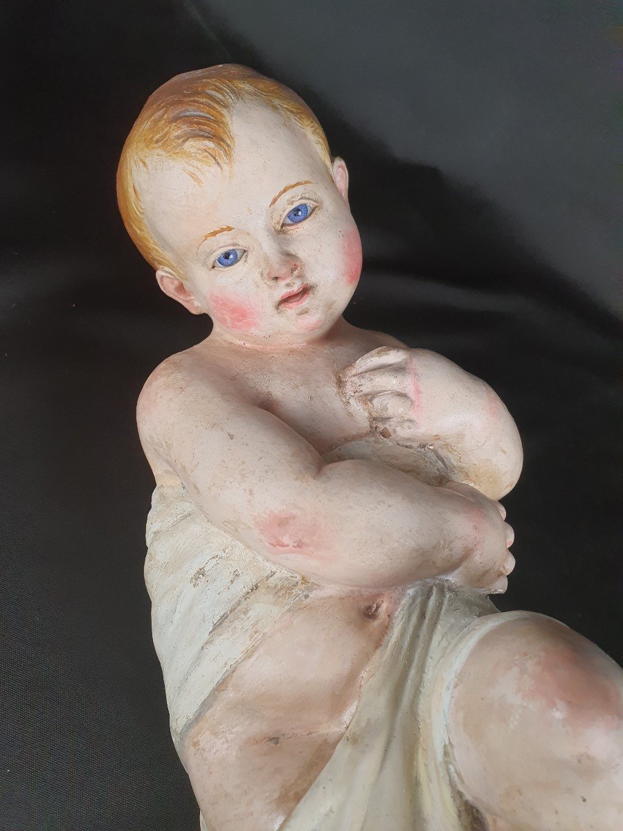 Bambinello, Neapolitan Sculpture From The Nineteenth Century-photo-1