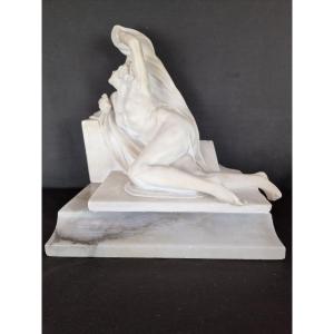Sculpture Of A Young Girl From The XX Century