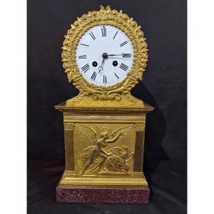 19th Century Gilt Bronze Pendulum