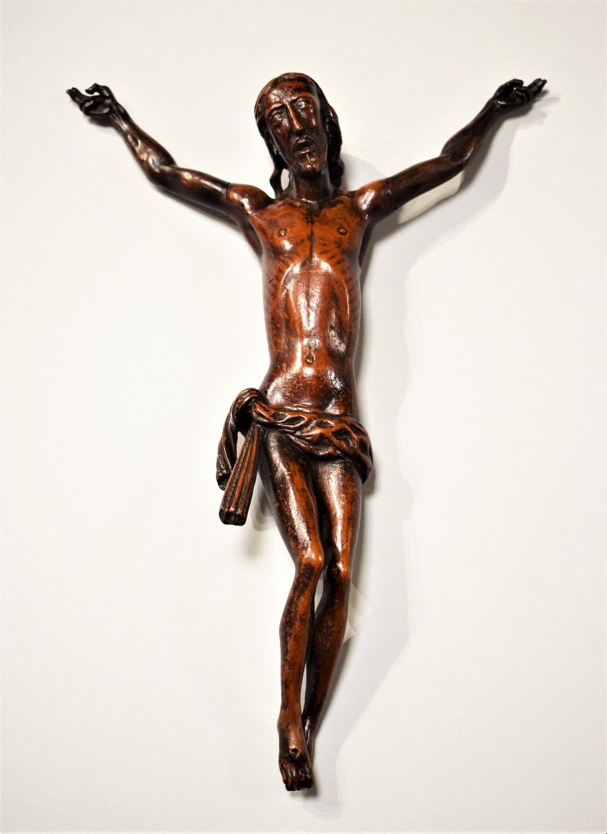  Christ Crucified, Finely Carved  In Boxwood Italy 15th Century