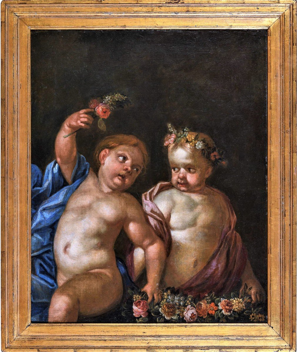 Allegory Of Love - Entourage Domenico Piola (genoa 1627-1703)-photo-2