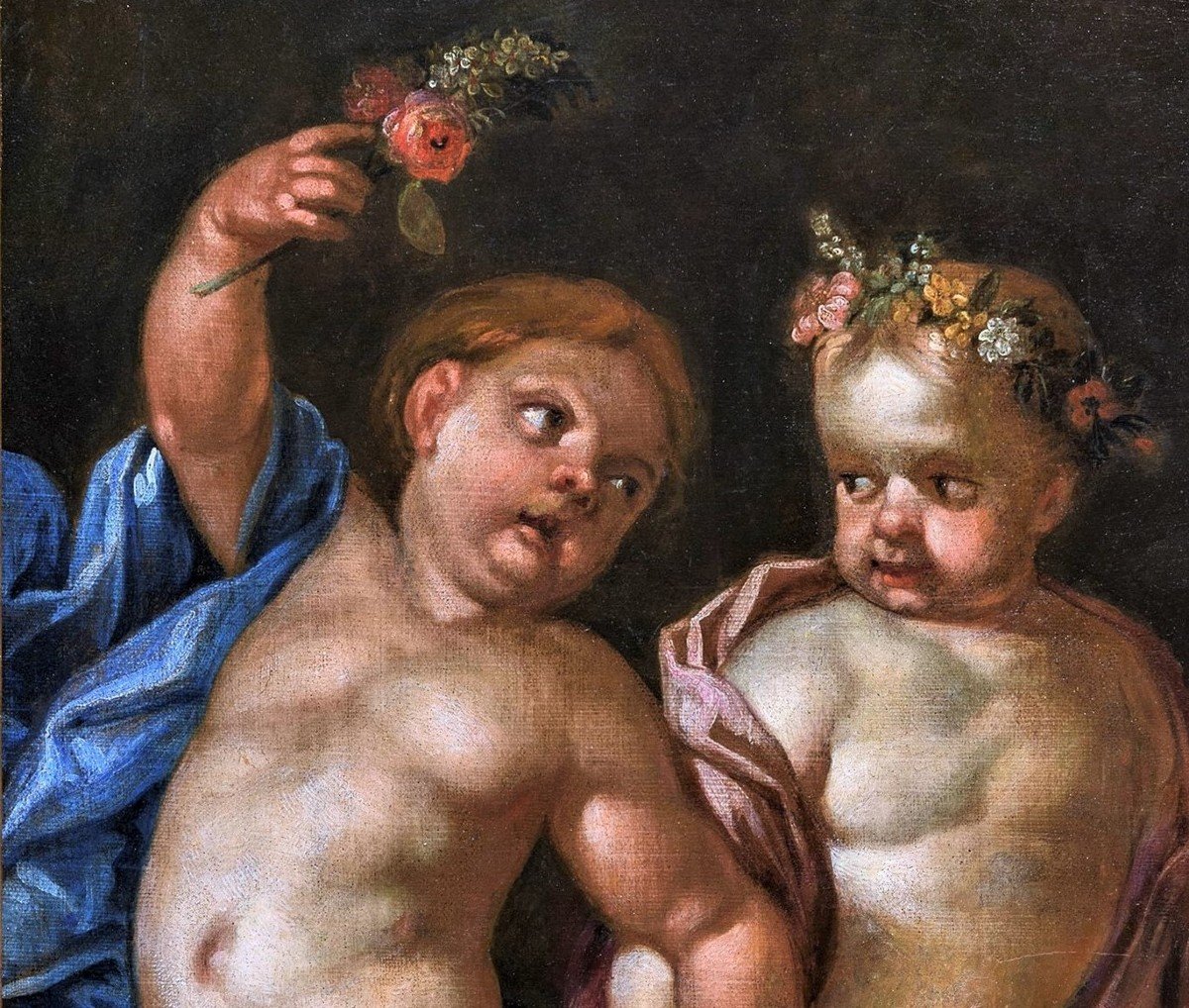 Allegory Of Love - Entourage Domenico Piola (genoa 1627-1703)-photo-3