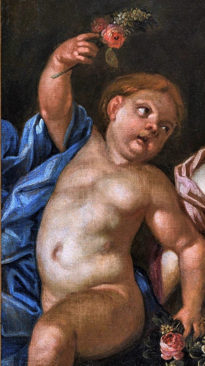 Allegory Of Love - Entourage Domenico Piola (genoa 1627-1703)-photo-4