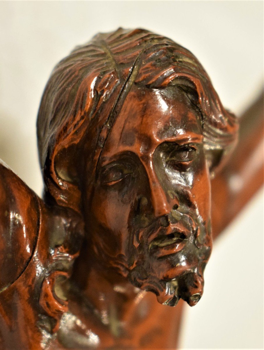 Crucified Christ - Venetian Boxwood Sculpture, Mid 17th Century-photo-6