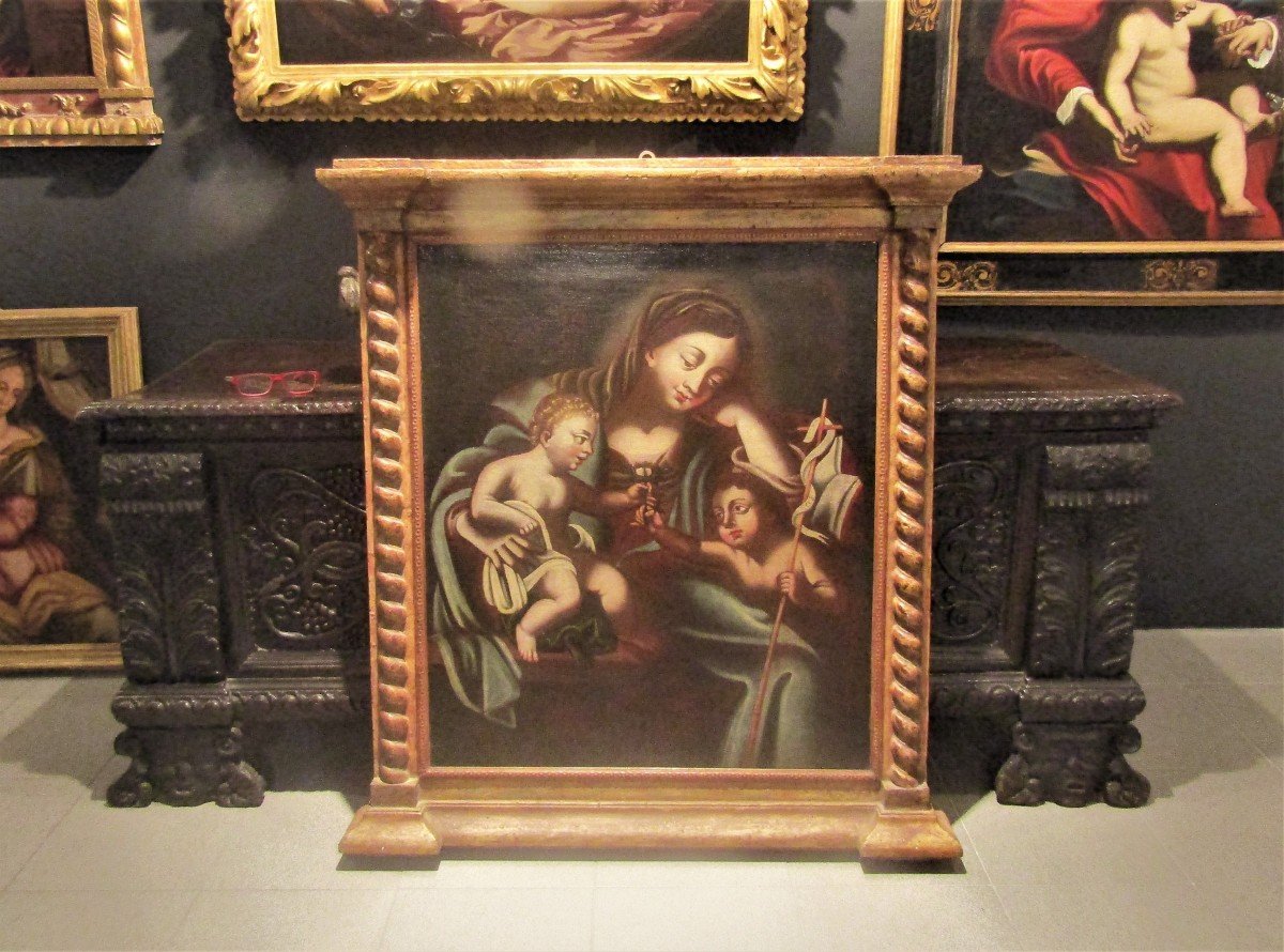 la Vierge, l'Enfant et le Petit St. Jean Baptiste,  XVIème -photo-8