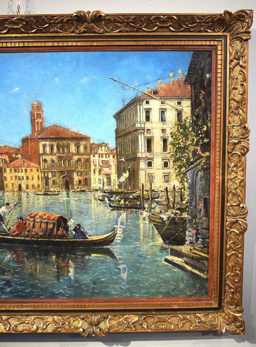 Lucia Ponga Degli Ancillo (1887-1966)  venice, The Grand Canal-photo-3
