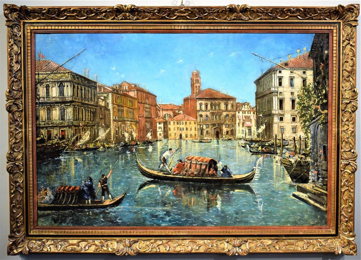 Lucia Ponga Degli Ancillo (1887-1966)  venice, The Grand Canal