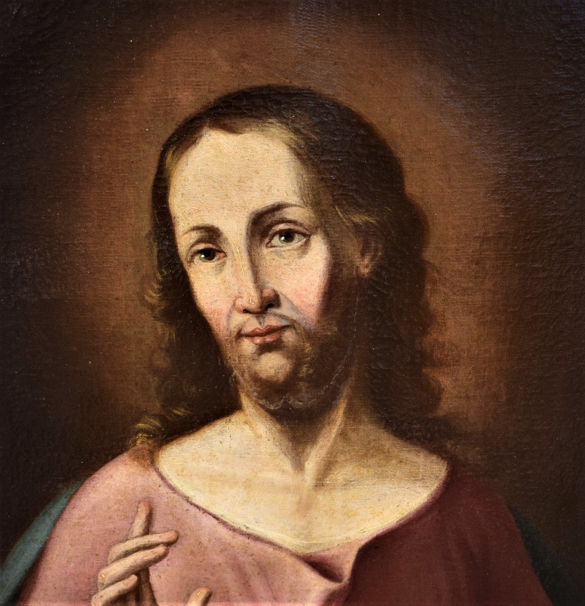 Salvator Mundi - Lombard School  - 17th Century -photo-1