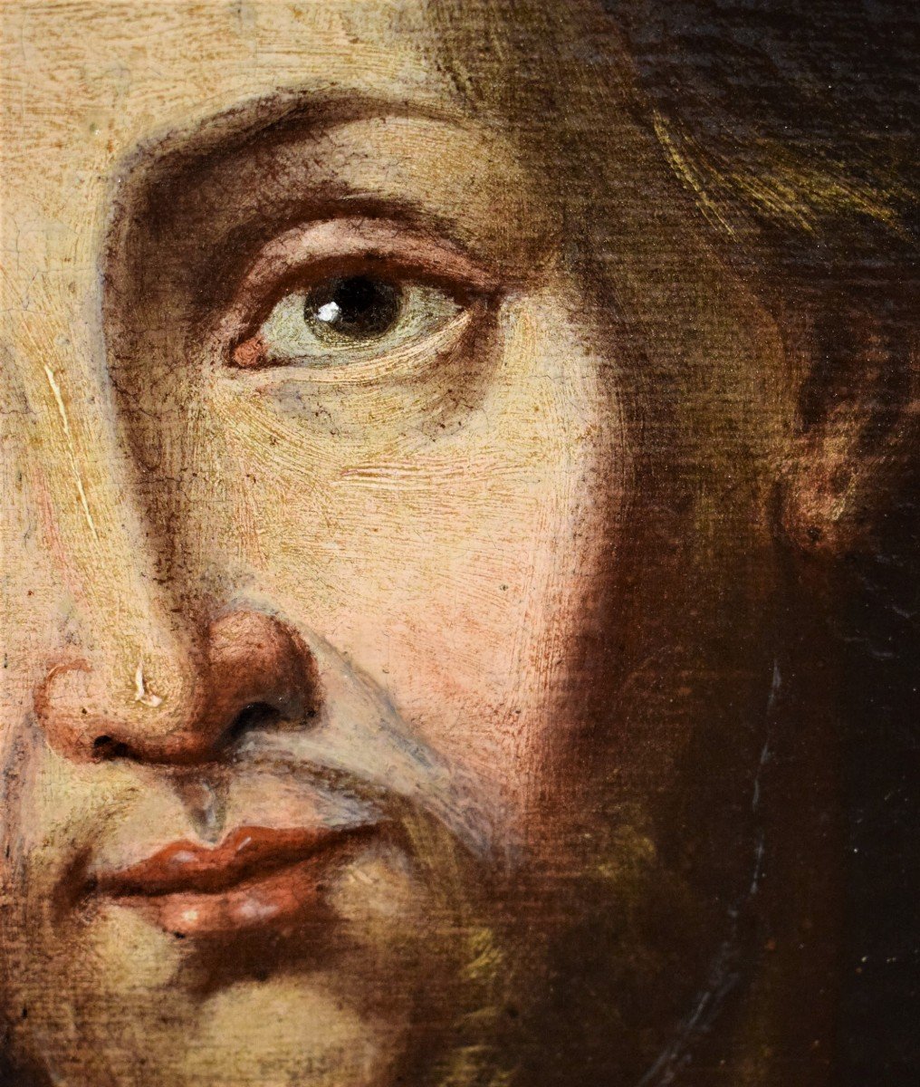 Salvator Mundi - Lombard School  - 17th Century -photo-6