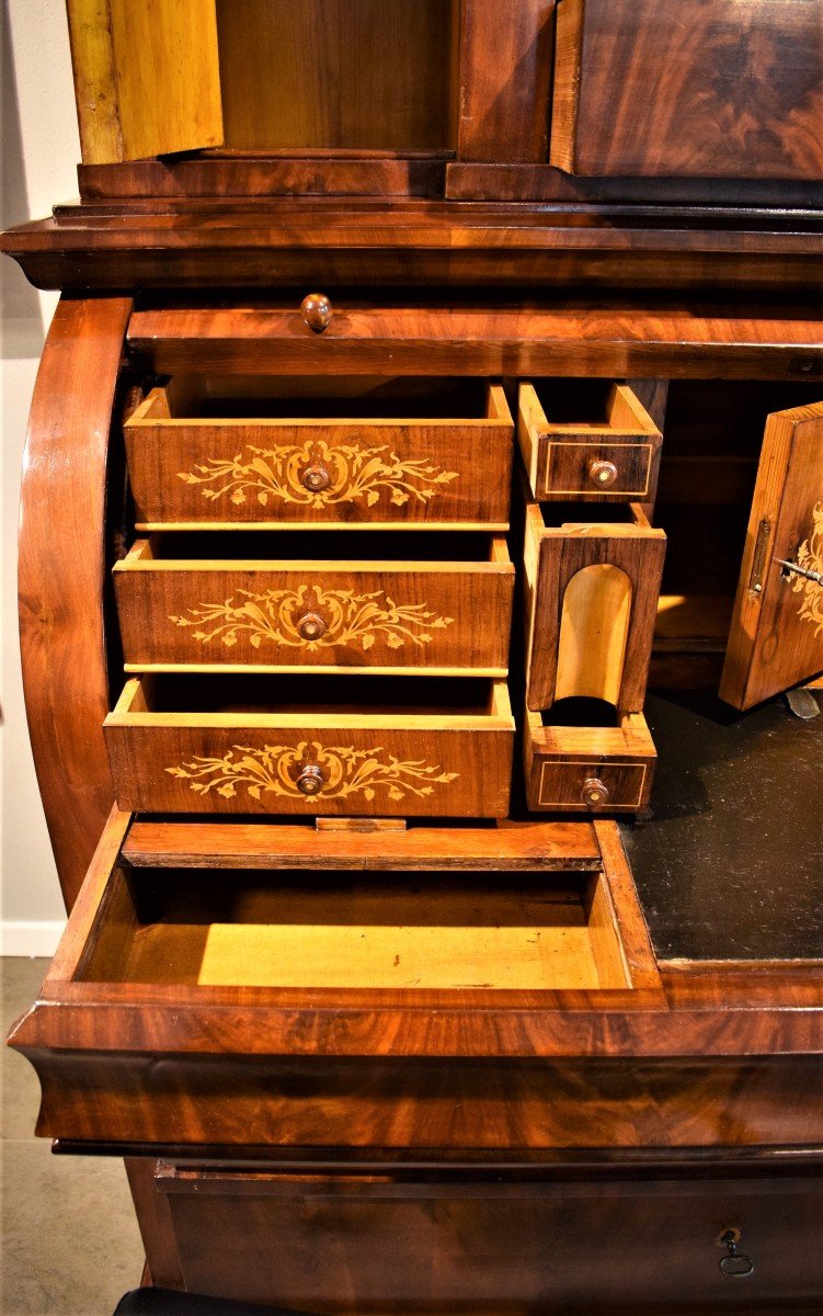  Extraordinaire Secrétaire de l'epoque Biedermeier (1815-1848)-photo-3