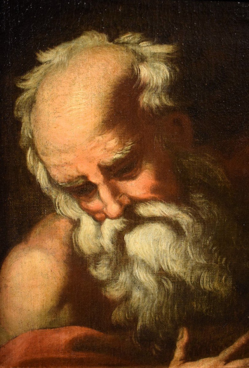 Saint Jerome - Emilian Master Of The 17th Century-photo-2