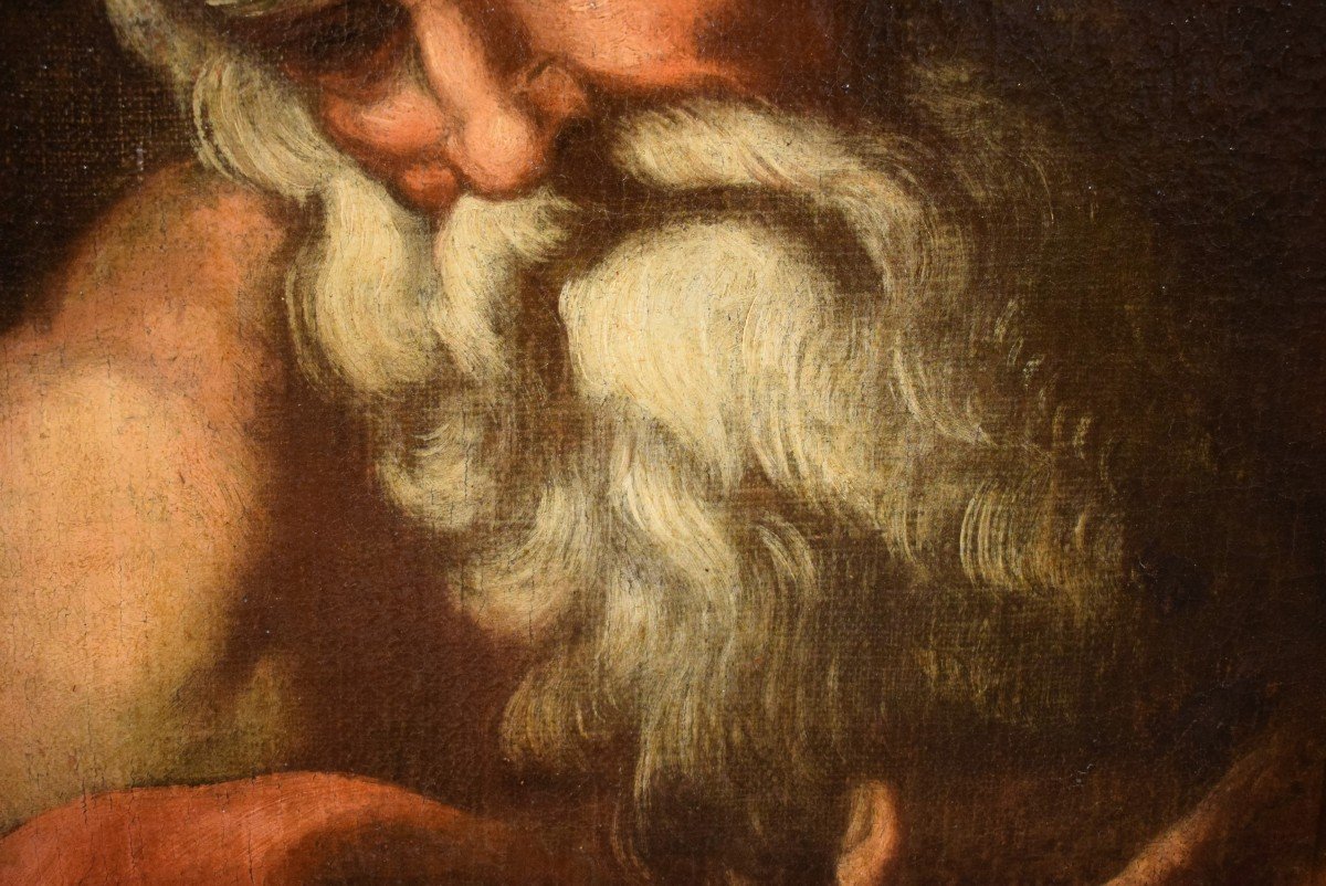 Saint Jerome - Emilian Master Of The 17th Century-photo-4